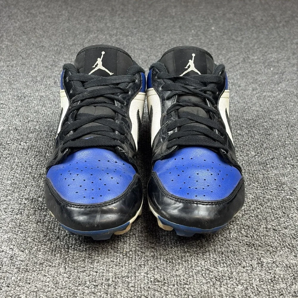 Nike Air Jordan 1 Low TD Football Cleats Royal Black White FJ6245-401 Men's 8